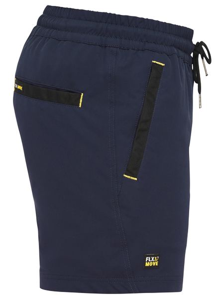 Bisley Flex & Move Four-Way Stretch Elastic Waist Shorts - BSH1331