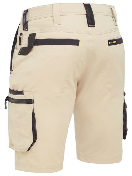 Bisley Flex & Move Four-Way Stretch Zip Cargo Short - BSHC1332