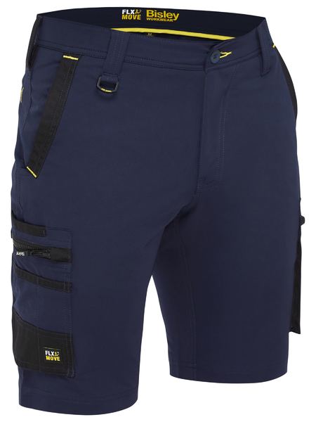 Bisley Flex & Move Four-Way Stretch Zip Cargo Short - BSHC1332