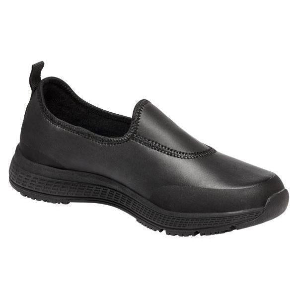 King Gee Women's Superlite Leather Slip-on Work Shoes Black - K22340