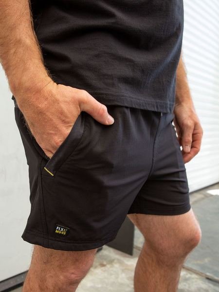 Bisley Flex & Move Four-Way Stretch Elastic Waist Shorts - BSH1331