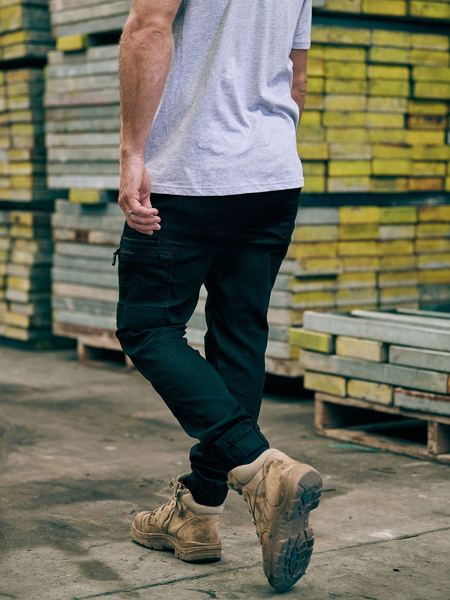 Bisley Flex & Move Stretch Denim Cargo Cuffed pants - BPC6335