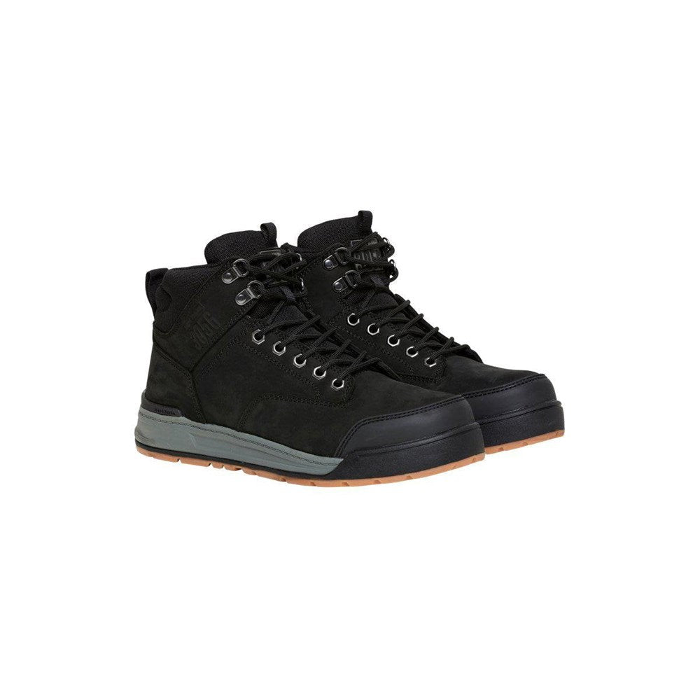 Hard Yakka 3056 Lace Up & Side Zip Steel Toe Safety Boot Black - Y60201