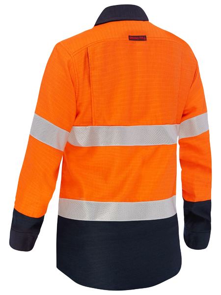 Bisley Womens Shirt Flame resistant (FR) Apex 160 Tape - BL8338T