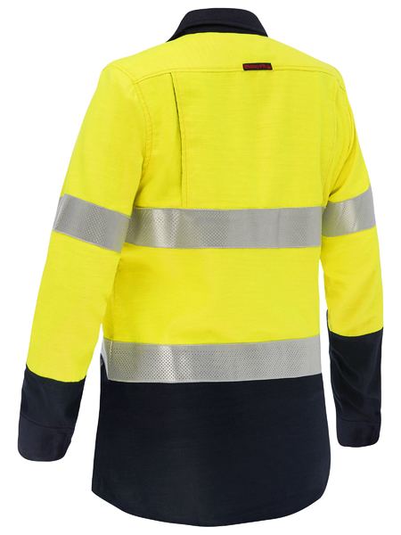 Bisley Womens Shirt Flame resistant(FR) Apex 185 Tape - BL8438T