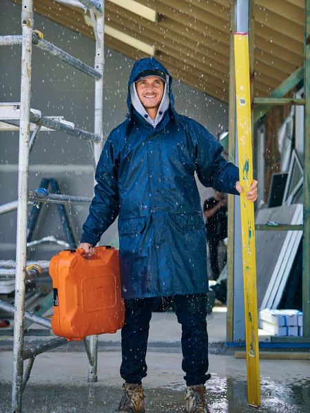 Bisley Unisex Stretch PU Rain Coat - BJ6835