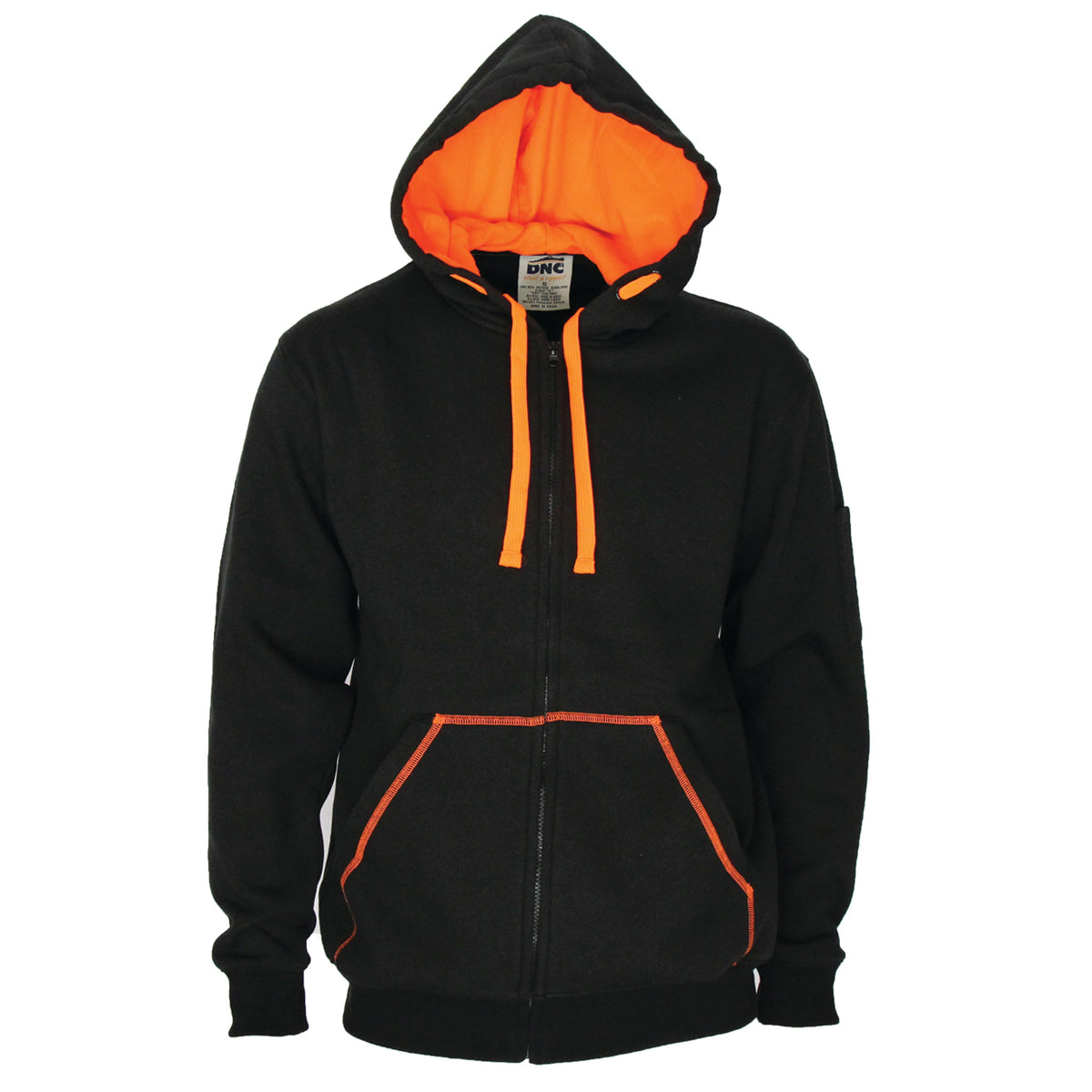 DNC Full Zip Super Brushed Fleece Hoodie - 5424