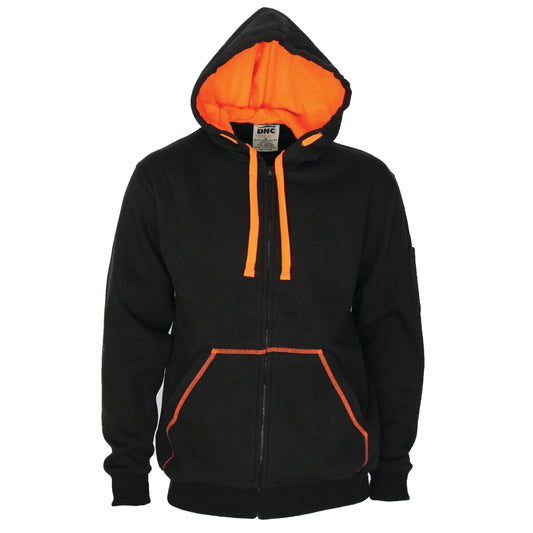 DNC Full Zip Super Brushed Fleece Hoodie - 5424