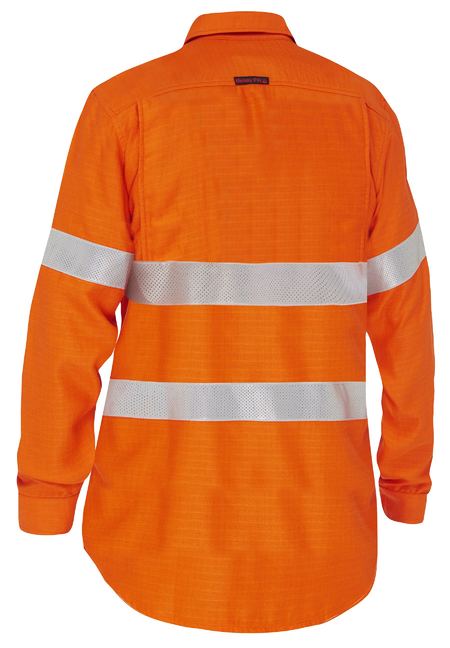 Bisley Womens Shirt Flame resistant (FR) Apex 160 Tape - BL8339T