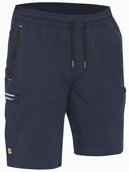 Bisley Flex & Move Four-Way Stretch Elastic Waist Cargo Shorts - BSHC1333