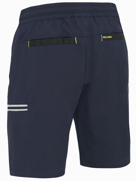 Bisley Flex & Move Four-Way Stretch Elastic Waist Cargo Shorts - BSHC1333