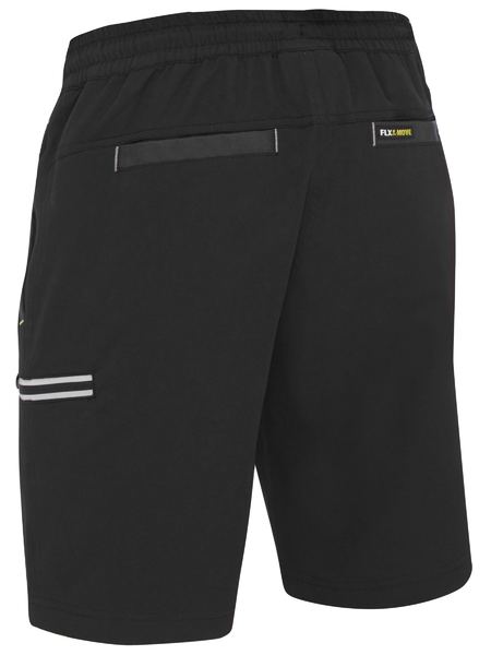 Bisley Flex & Move Four-Way Stretch Elastic Waist Cargo Shorts - BSHC1333