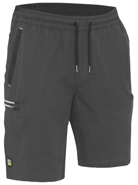 Bisley Flex & Move Four-Way Stretch Elastic Waist Cargo Shorts - BSHC1333