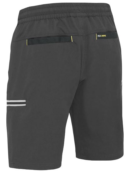 Bisley Flex & Move Four-Way Stretch Elastic Waist Cargo Shorts - BSHC1333