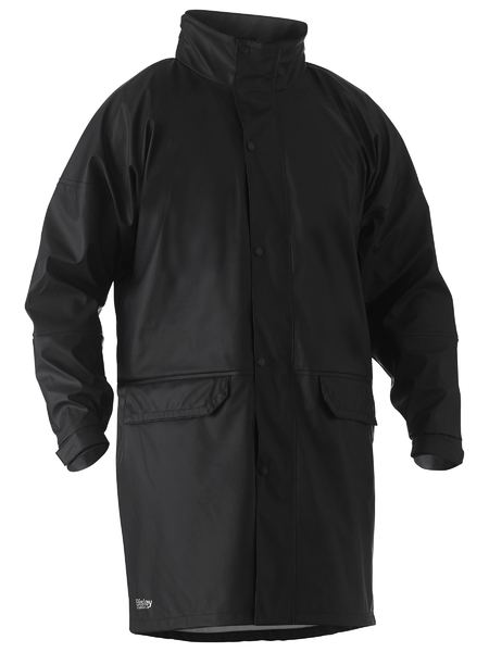 Bisley Unisex Stretch PU Rain Coat - BJ6835
