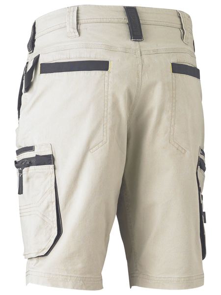 Bisley Flex & Move Stretch Utility Zip Unisex Cargo Shorts - BSHC1330