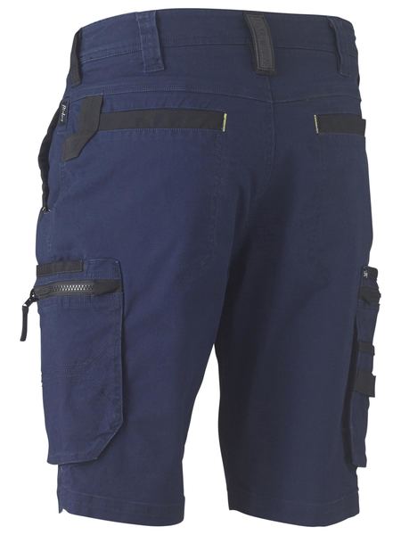 Bisley Flex & Move Stretch Utility Zip Unisex Cargo Shorts - BSHC1330