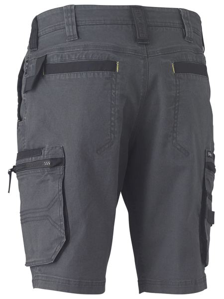 Bisley Flex & Move Stretch Utility Zip Unisex Cargo Shorts - BSHC1330