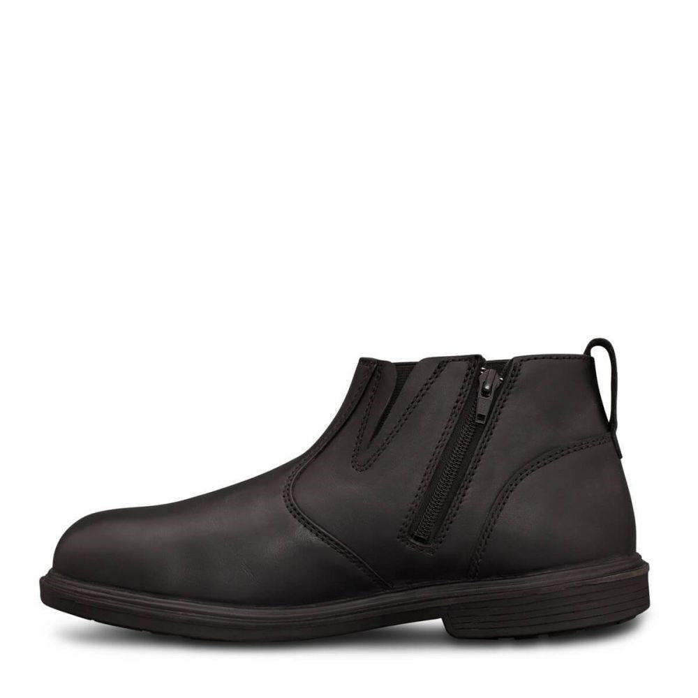 Oliver 38-265 Black Zip Side Boot