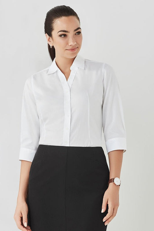  Biz Corporates Womens Hudson 3/4 Sleeve Shirt - 40311 | Biz Corporates | Fashion Biz Online