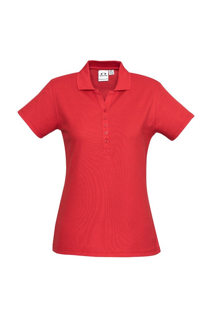  Biz Ladies Crew Polo - P400LS | Biz Collection | Fashion Biz Online