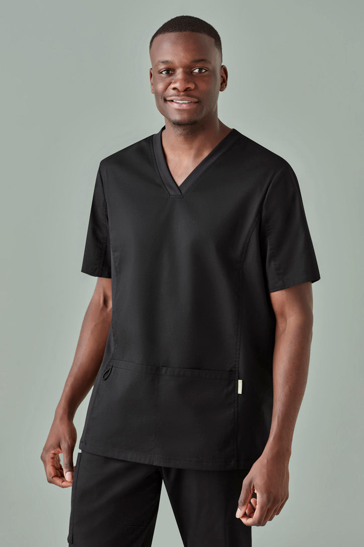  BizCare Mens Riley V-Neck Scrub Top - CST043MS | Biz Care | Fashion Biz Online