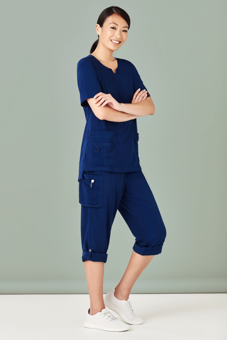  BizCare Womens Avery Multi-Pocket Straight Leg Pant - CSP944LL | Biz Care | Fashion Biz Online