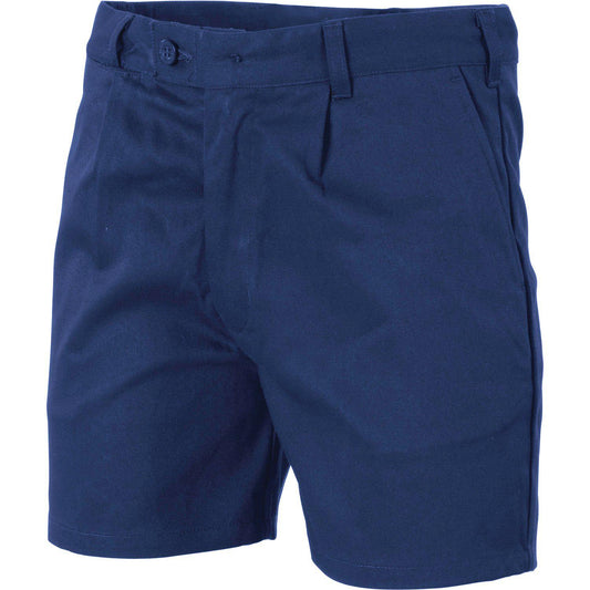 DNC Cotton Drill Belt Loop Shorts - 3303-Queensland Workwear Supplies