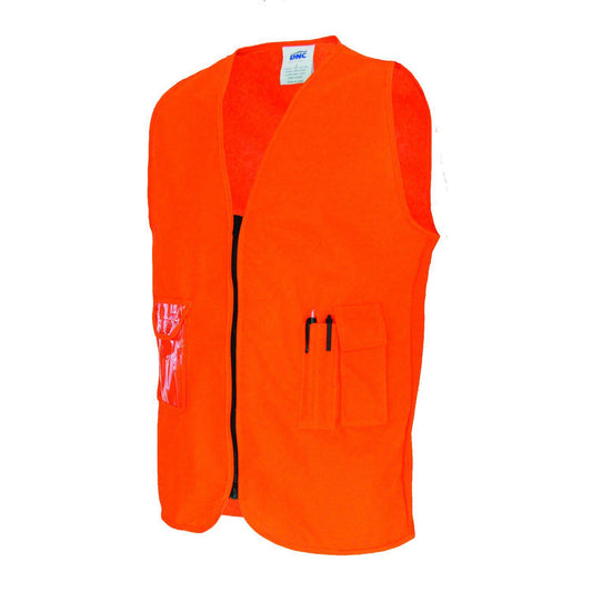 DNC Day Safety Vest With ID Pocket - 3806-Queensland Workwear Supplies