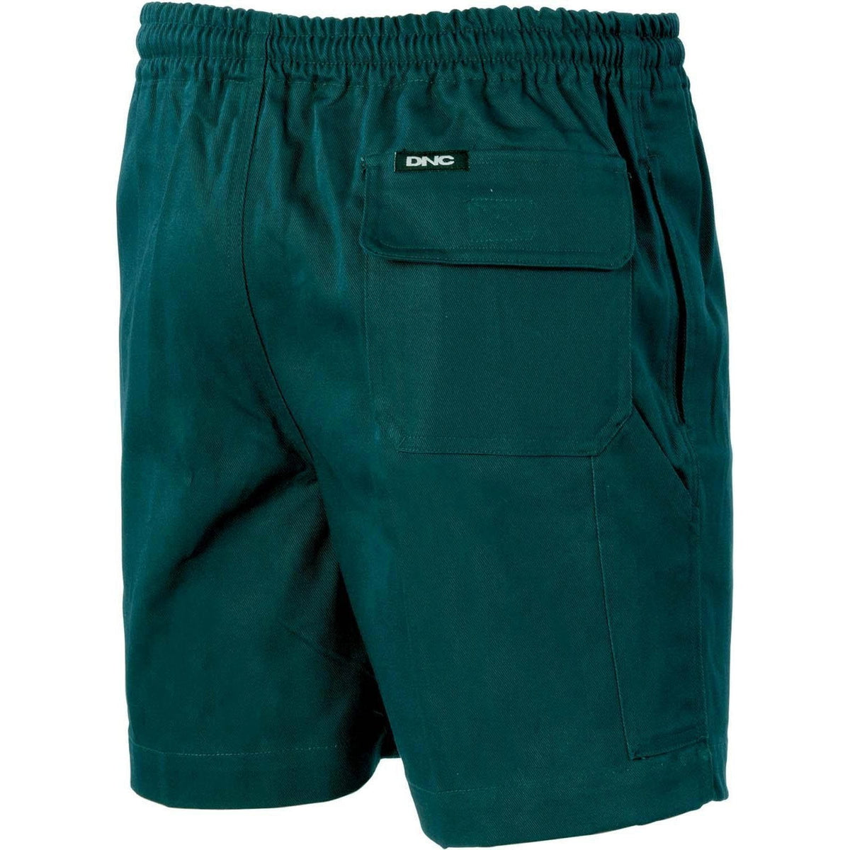 DNC Drill Elastic Drawstring Shorts - 3305-Queensland Workwear Supplies