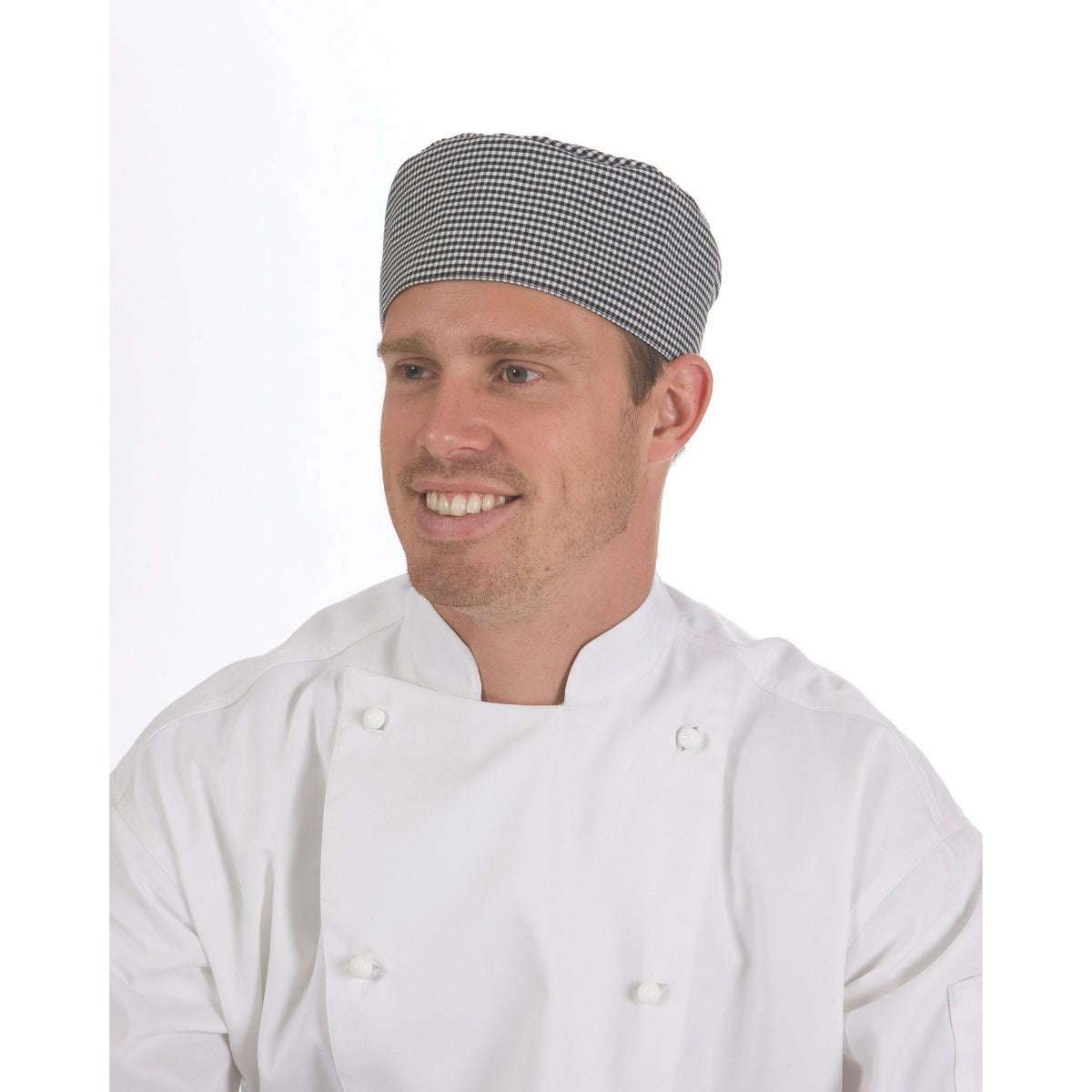 DNC Flat Top Chef Hat - 1602-Queensland Workwear Supplies