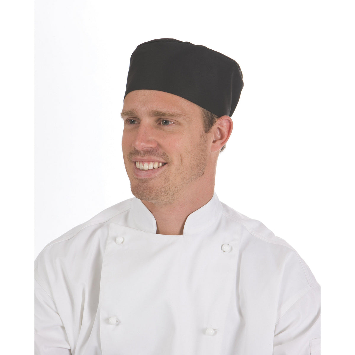 DNC Flat Top Chef Hat - 1602-Queensland Workwear Supplies
