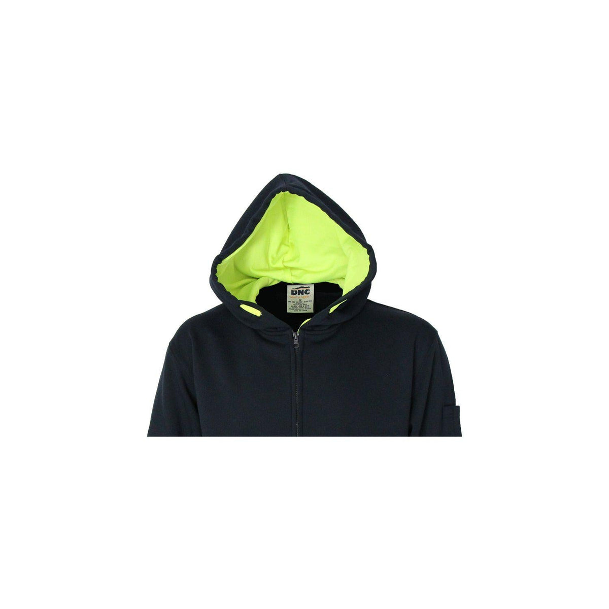 DNC Full Zip Super Brushed Fleece Hoodie - 5424-Queensland Workwear Supplies