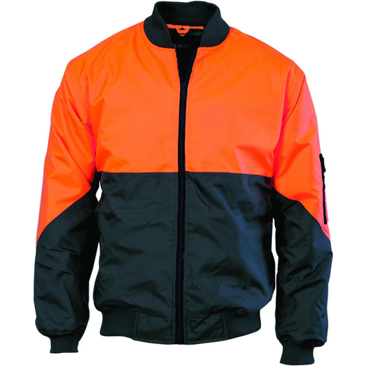 DNC HiVis 2-Tone Day Bomber Jacket - 3761-Queensland Workwear Supplies
