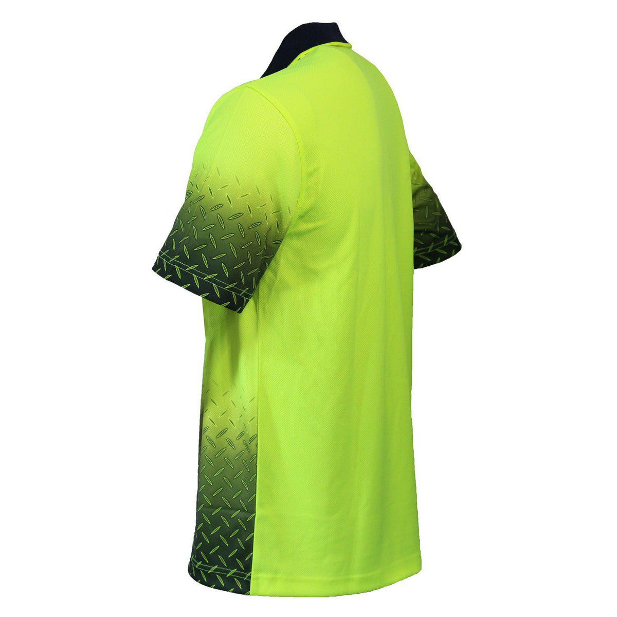 DNC HiVis Sublimated Diamond Plate Polo - 3552-Queensland Workwear Supplies