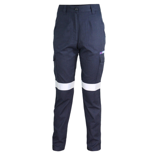DNC Ladies Taped Flame Retardant Cargo Pants - 3475-Queensland Workwear Supplies