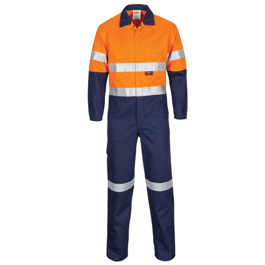 DNC Patron Saint Taped Flame Retardant 2-Tone Coveralls - 3426-Queensland Workwear Supplies