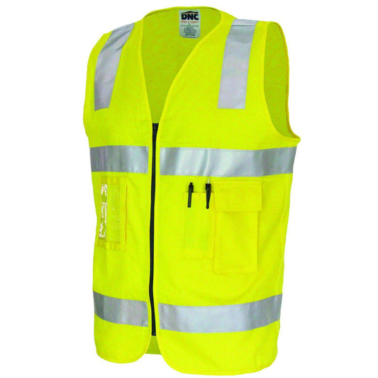 DNC Taped Cotton Air-Flow Safety Vest - 3809-Queensland Workwear Supplies