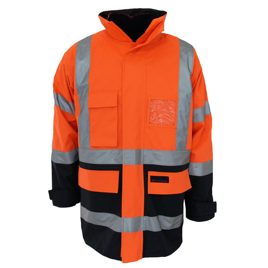DNC Taped HiVis 2-Tone "6in1"Jacket - 3964-Queensland Workwear Supplies