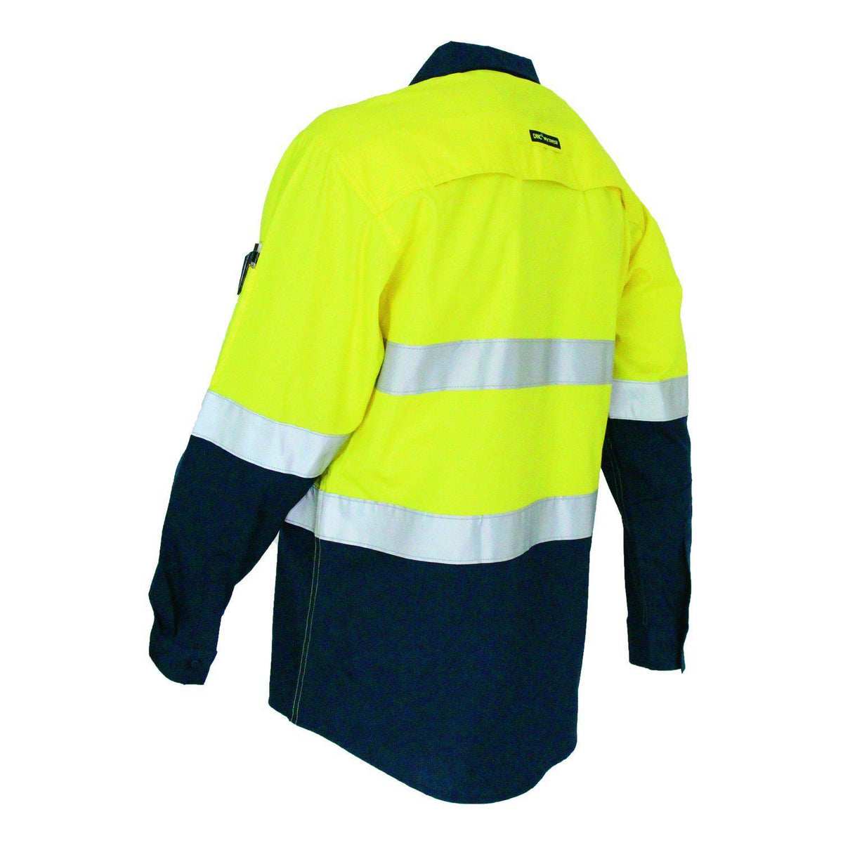 DNC Taped HiVis 2-Tone RipStop Long Sleeve Shirt - 3588-Queensland Workwear Supplies
