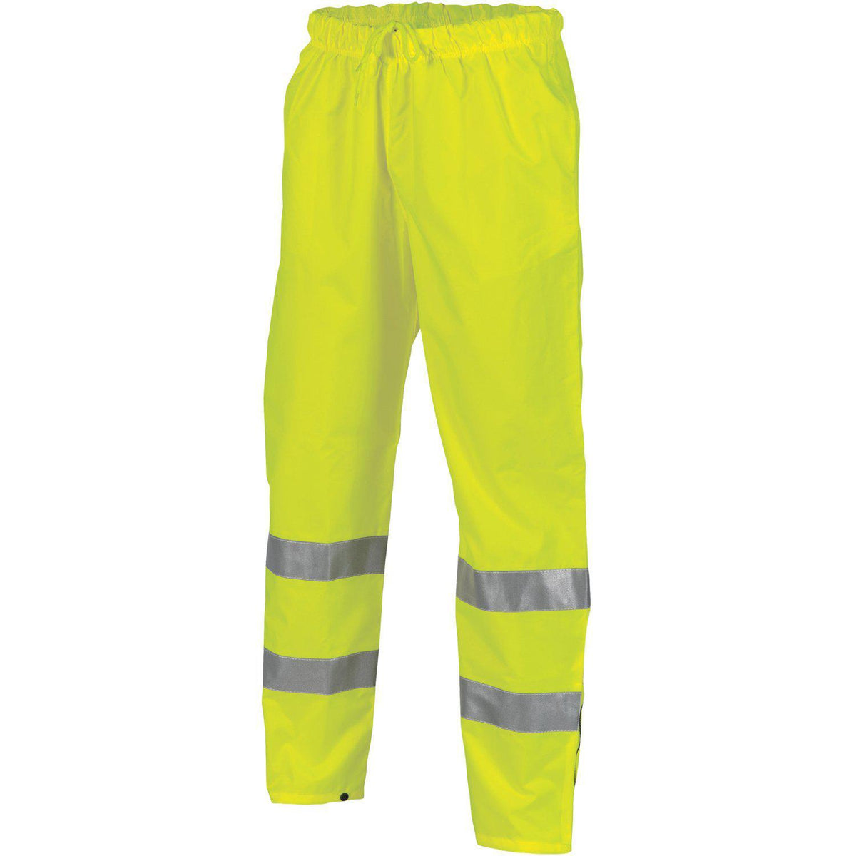 DNC Taped HiVis Rain Trousers - 3772-Queensland Workwear Supplies