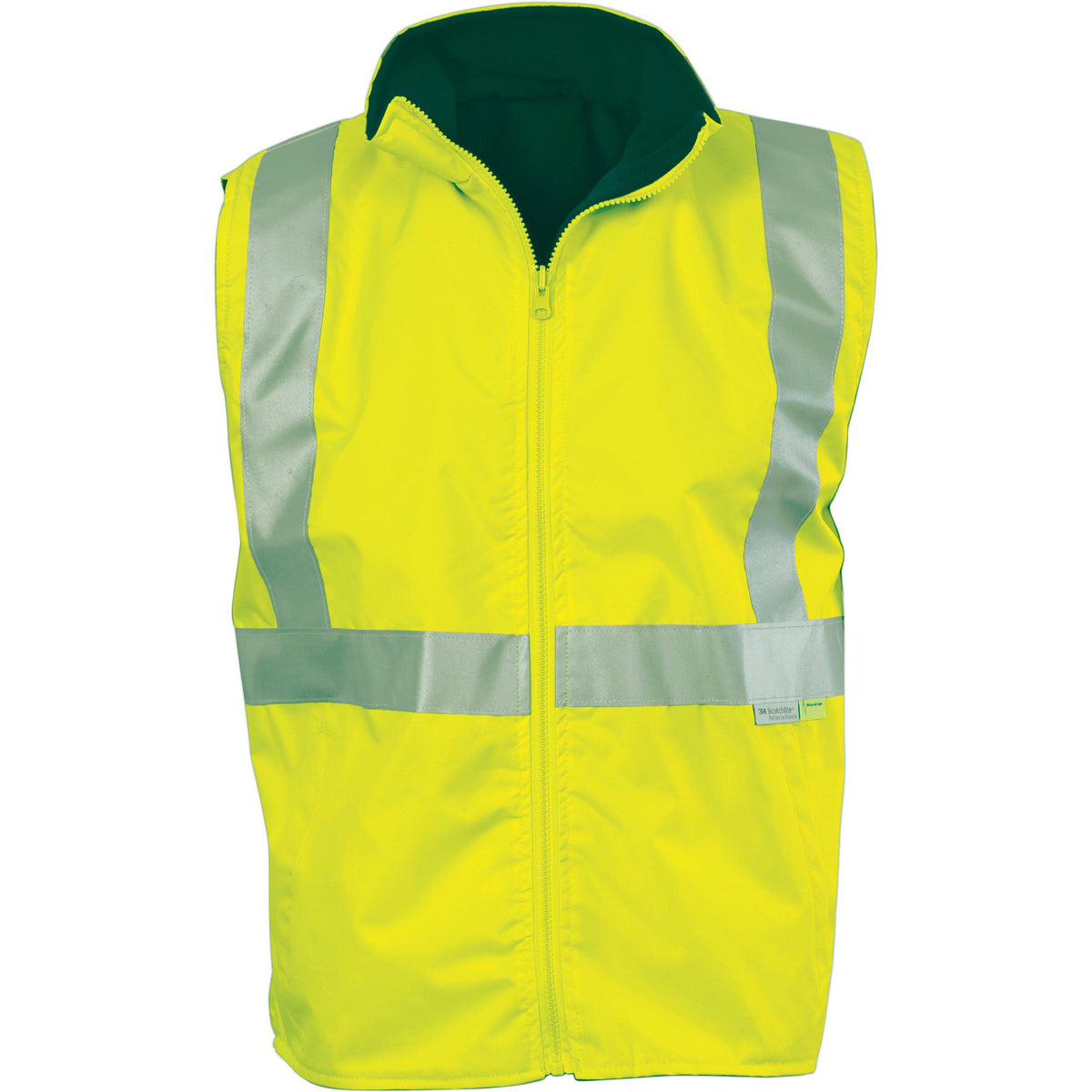 DNC Taped HiVis Reversible Vest - 3865-Queensland Workwear Supplies