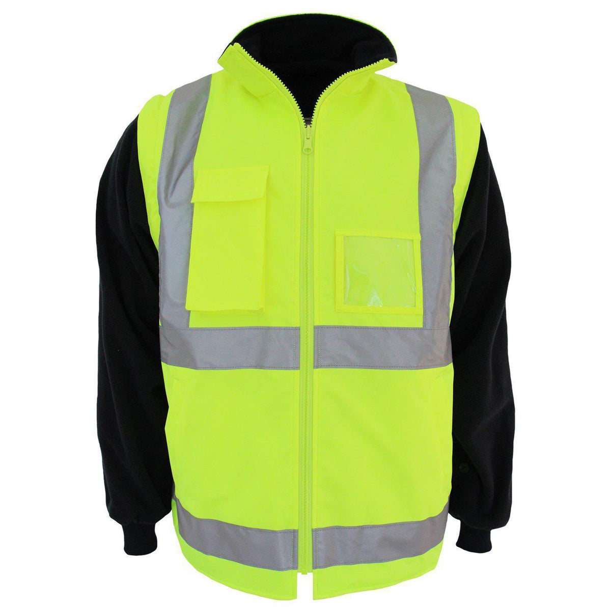 DNC Taped HiVis Reversible Vest - 3965-Queensland Workwear Supplies
