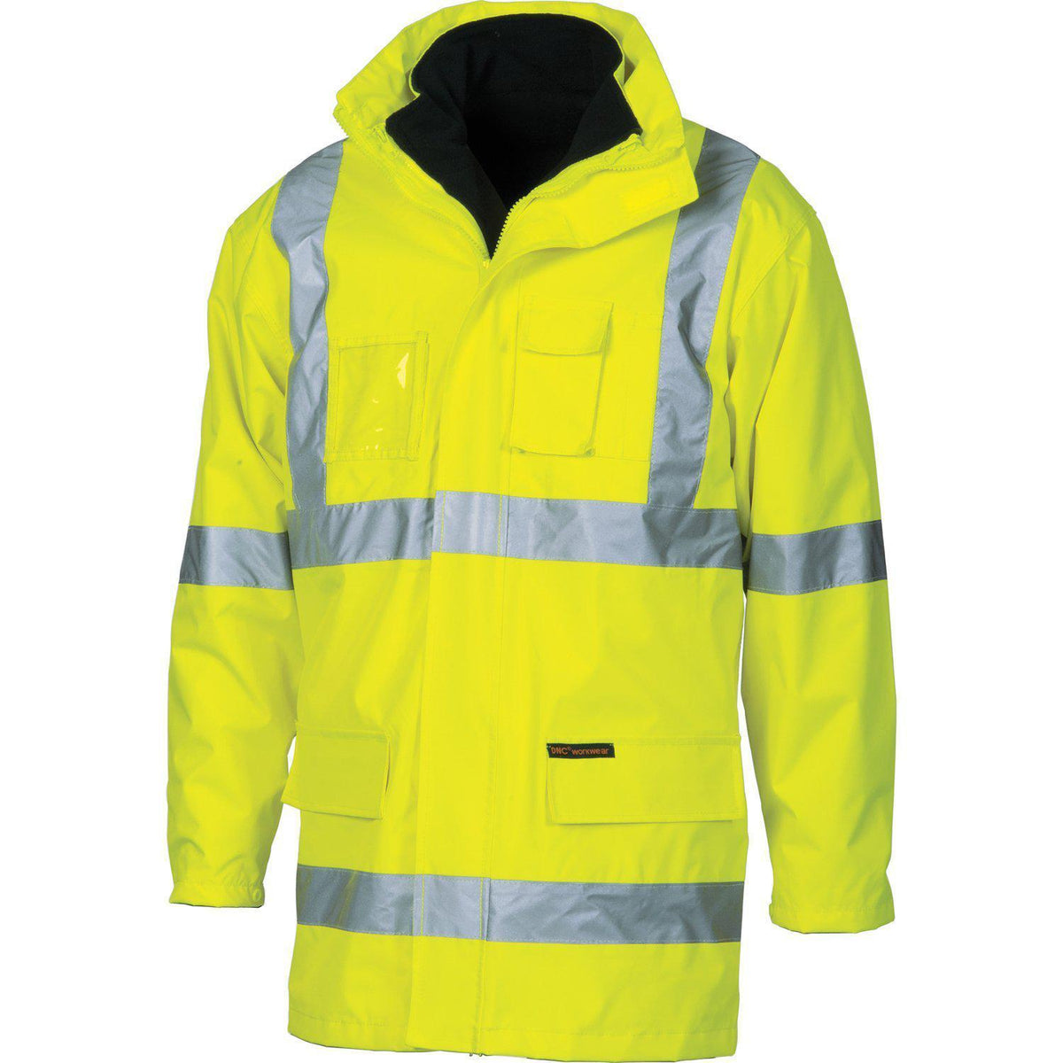 DNC Taped HiVis X-Back “6in1” Jacket - 3999-Queensland Workwear Supplies