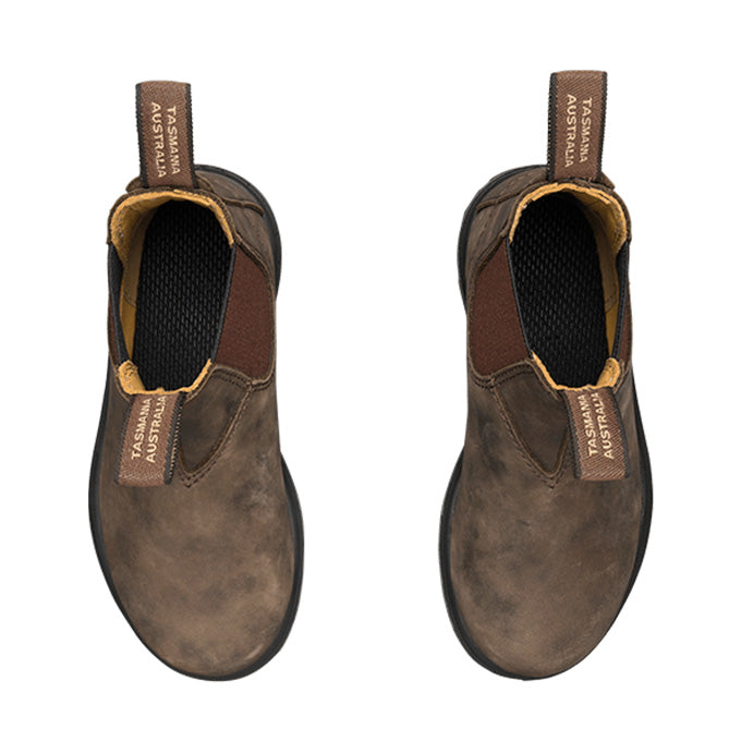 Blundstone Kids Rustic Brown Elastic Side Boot  565 | The Boot Shed