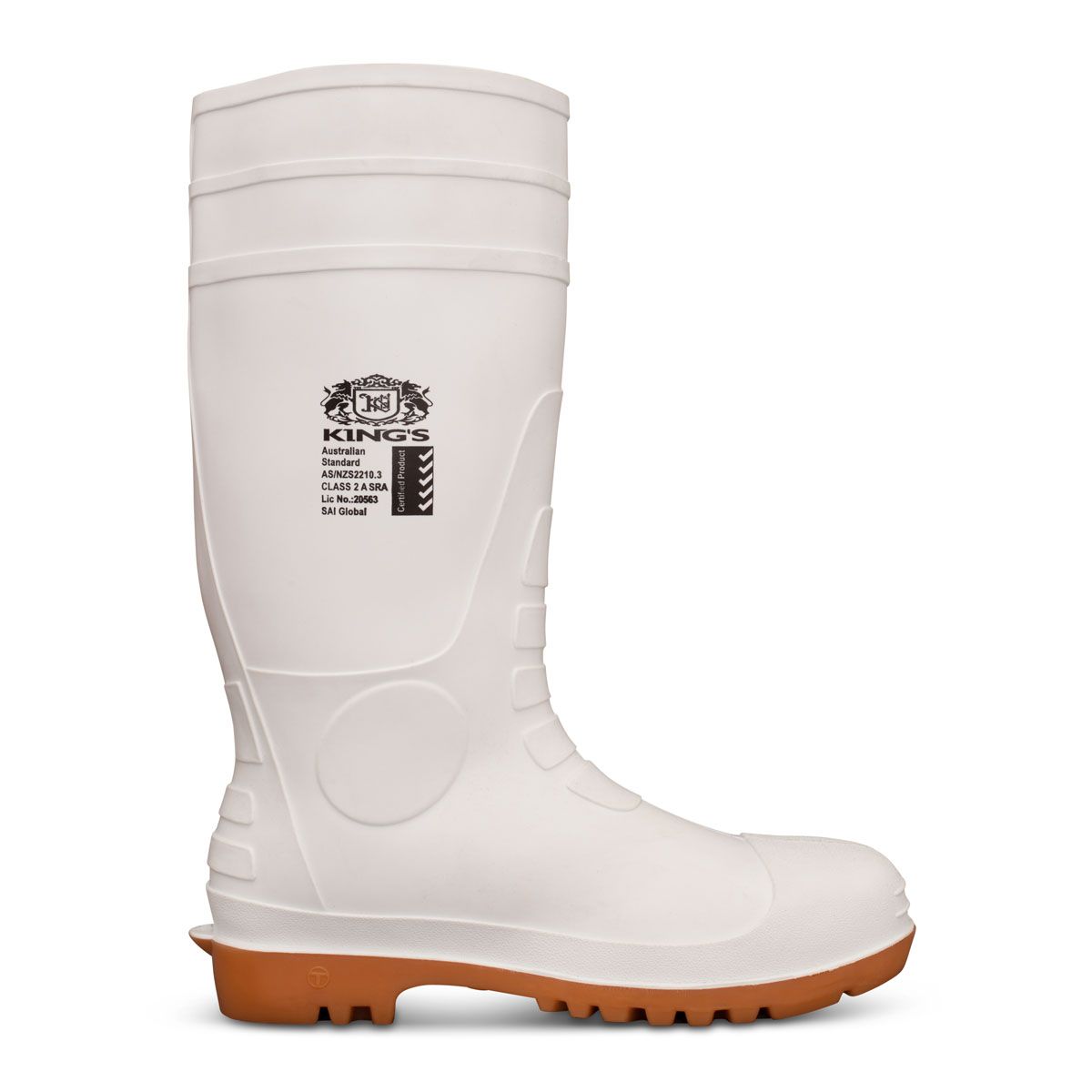 Oliver Kings White Safety Gumboot - 10-110 blue-heeler-boots