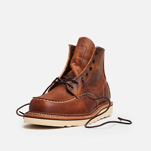 Redwing Moc Toe 6-inch, Copper Rough & Tough 1907 | The Boot Shed