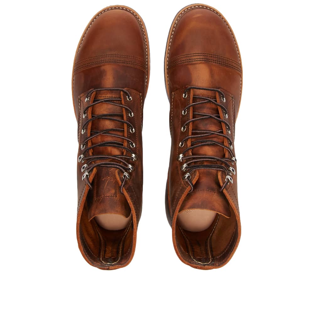 Redwing Iron Ranger, Copper Rough & Tough 8085, the boot shed