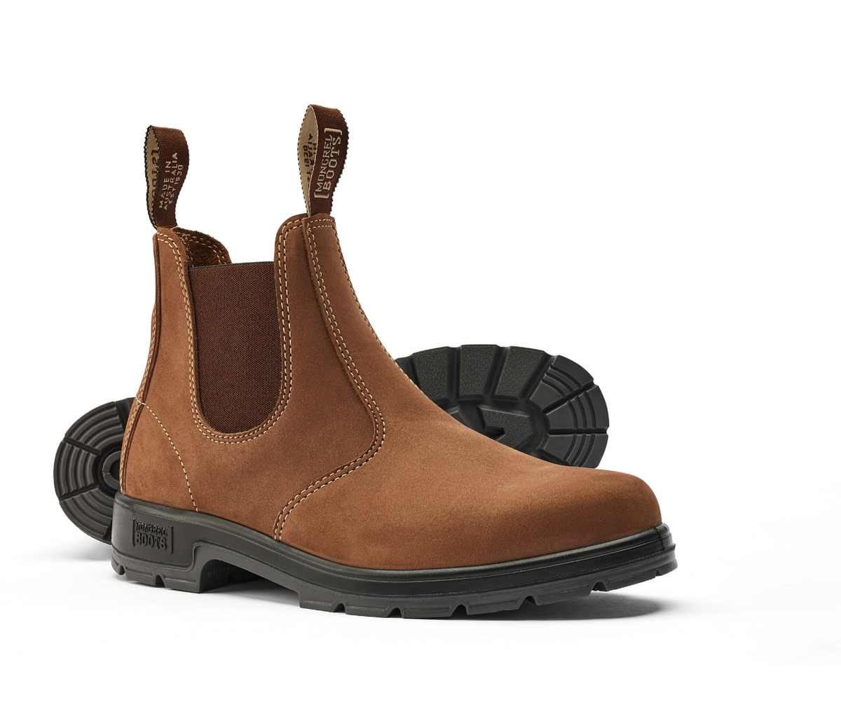Mongrel Vintage Brown K9 Elastic Sided Boot - K91070
