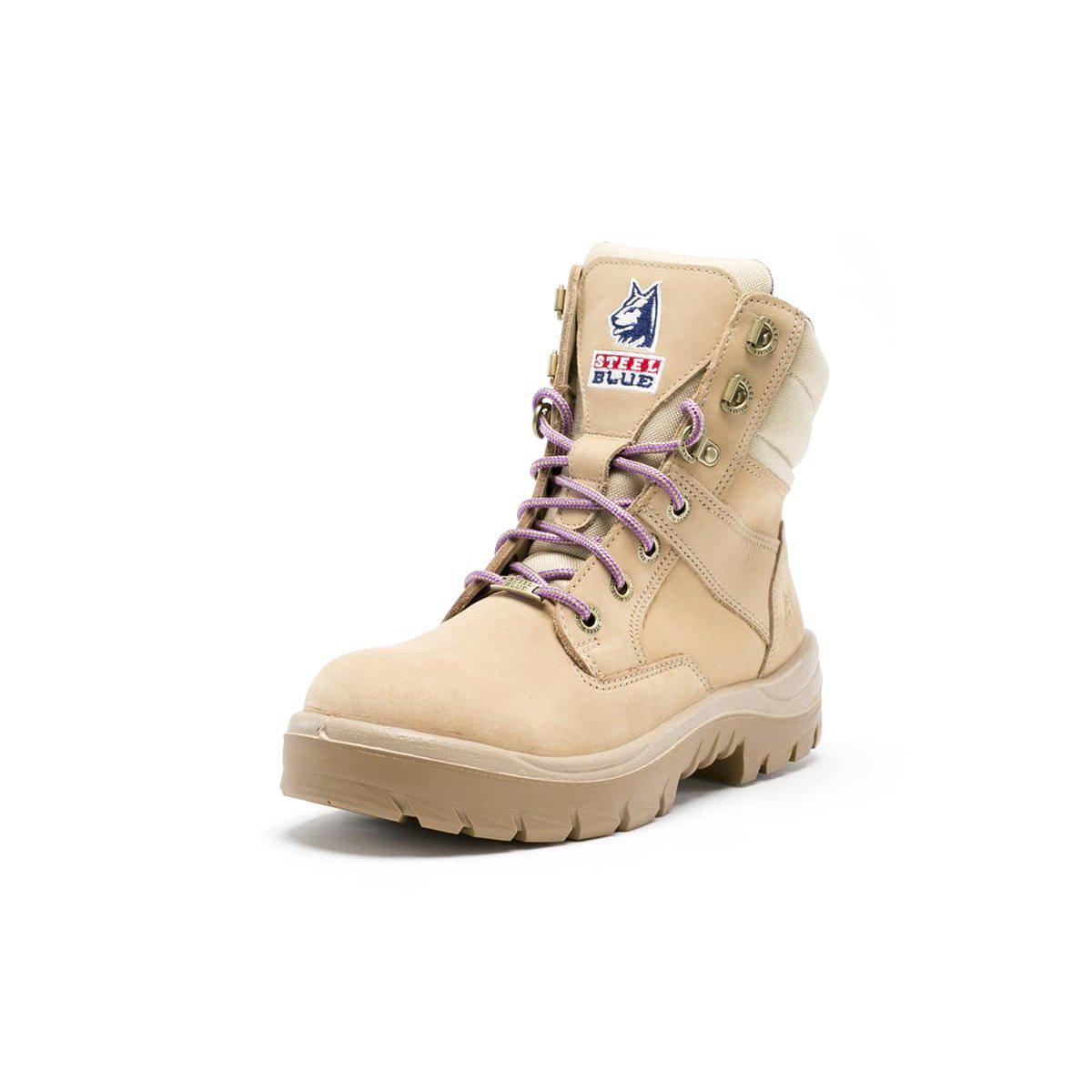 Steel Blue Womens Southern Cross Zip Sided Nitrile Boot - 522761 blue-heeler-boots